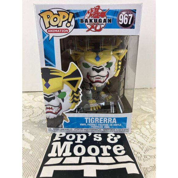 Funko Pop! Bakugan: Tigrerra 967 Vinyl Figure New With Box Defects - Picture 4 of 11